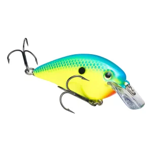 Strike King KVD Square Bill 1.5 Crankbait Powder Blue Back Chartreuse
