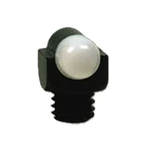 Marble's Expert Front Shotgun Bead 0.094" Diameter 6-48 Oversize Thread 3/32" Shank Ivory