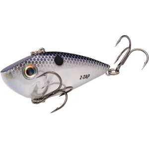 Strike King 1/2oz Red Eyed Shad Tungsten 2 Tap Lipless Crankbait Smokey Chrome Blue