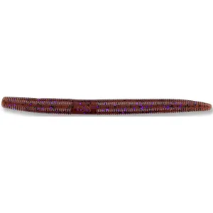 Yamamoto 5" Senko Soft Stickbait Cinnamon/Blk&Purp Flk