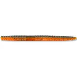 Yamamoto 5" Senko Soft Stickbait Wtrmln W/Cpr/Orng W/Red