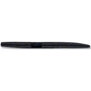 Yamamoto 5" Senko Soft Stickbait Black W/Lg Blue Flk