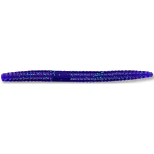 Yamamoto 5" Senko Soft Stickbait Purple W/Emerald Flk