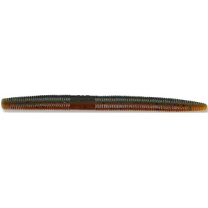 Yamamoto 5" Senko Soft Stickbait Dk Grn Pmpkn/Amber Lam
