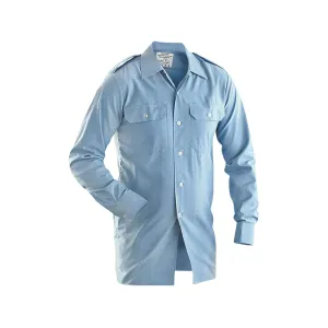 Military Surplus German Long Sleeve Service Shirt Grade 2 Blue XL