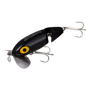 Arbogast Jitterbug 675 Jointed Clicker Topwater Black