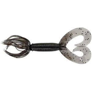 Yamamoto 4" Double Tail Hula Grub Cinnamon W/Black Flk