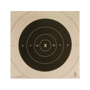 NRA Official Pistol Target Repair Center B-6C 50-Yard Slow Fire Paper 100PK