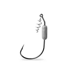 Mustad Power Lock Plus 28deg Weighted Wide Gap Hook #3/0 Black Nickel 3PK