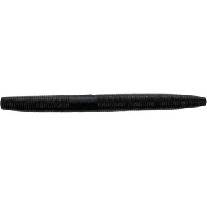Yamamoto 5" Fat Senko Soft Stickbait Black Blue Flake