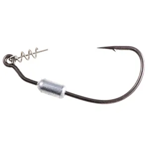 Owner Weighted Twistlock w/ CPS 5/0 Hook #1/8 oz. Black Chrome 3PK