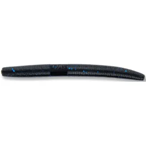 Yamamoto 4" Senko Soft Stickbait Black W/Lg Blue Flk