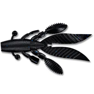 Yamamoto Flappin' Hog Creature Black W/Lg Blue Flk