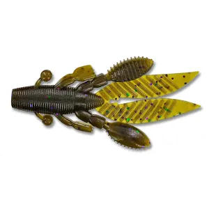 Yamamoto Flappin' Hog Creature #297/Lg Grn&Prpl