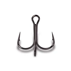 Mustad KVD Elite Triple Grip 1x Hook #2 Black Nickel 6PK
