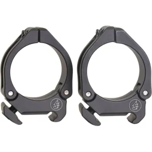 Revic 30mm Hinged Picatinny Scope Rings Matte Black Low