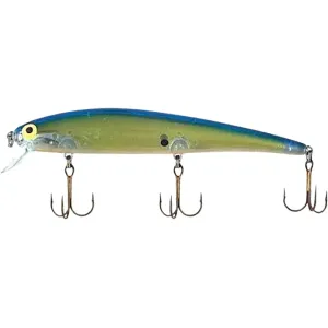 Bomber Long A Jerkbait 4.5" Chartreuse Flash Blue Orange