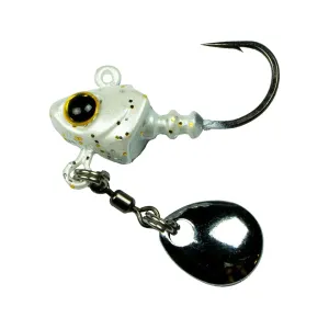 6th Sense Pecos 1/8oz Underspin Jighead Platinum White
