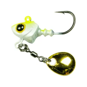6th Sense Pecos 1/8oz Underspin Jighead Chartreuse Minnow