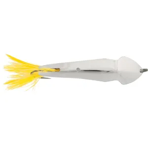 Luhr-Jensen Pet Spoon 013 Spoon Yellow Feather Chrome