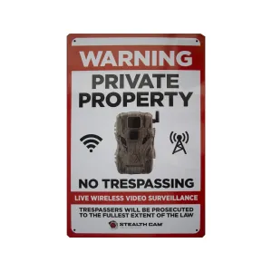 Stealth Cam Stealth Live Wireless Video Surveillance Sign