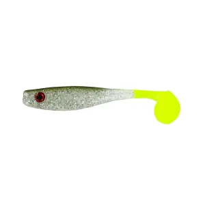 Big Bite Baits Suicide Shad 3.5" Swimbait Chicken On A Chain On Glow