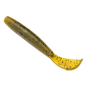 Strike King Rage Ned Cut-R Worm Green Pumpkin