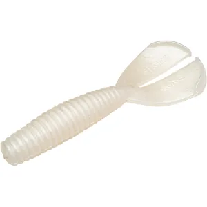 Strike King Rage Magnum Menace Grub 4" Pearl