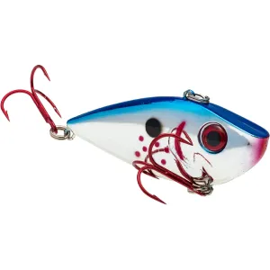 Strike King 1/2oz Red Eyed Shad Lipless Crankbait Bleeding Chrome Blue Back