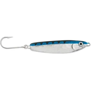 Luhr-Jensen Crippled Herring 100 Spoon Nickel/ Neon Blue Back