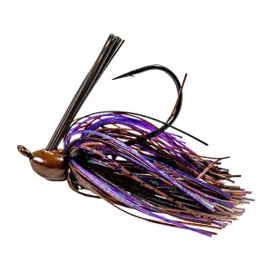 Crock-O-Gator Zapper HD Jig Brown & Purple Scale 1/2 oz