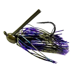 Crock-O-Gator Zapper HD Jig Green Pumpkin/Purple 3/8 oz