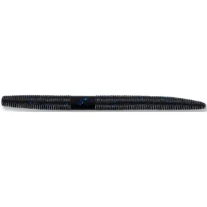 Yamamoto 6" Senko Soft Stickbait Black W/Lg Blue Flk