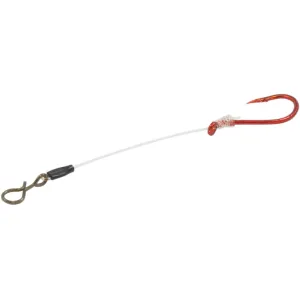 Northland Snelled Sting'R Hook 3" #4 Red 6PK