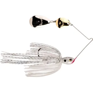 Strike King Lil' Mr Money Colorado Indiana Spinnerbait 3/16oz White Gold/Nickel