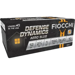 Fiocchi High Velocity Aero 12 Gauge Rifled Slug 2-3/4" 1oz Case of 250 (25 Boxes of 10)