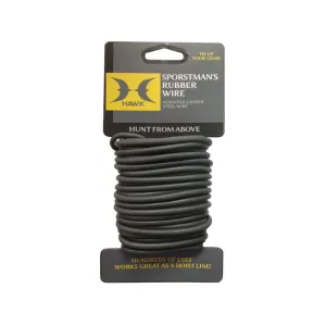 Hawk Sportsman's Rubber Coated Steel Wire Black