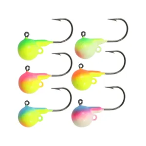 Northland Fire-Ball 1/4oz Round Ball Jighead Assorted 2 Tone