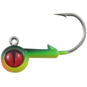 Northland Tungsten Short Shank 1/8oz Round Ball Jighead Firetiger