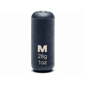 Mustad Carolina Weight 1oz Tungsten Black 1PK