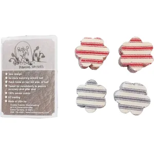 October Country Muzzleloading Pushing Daisies Pillow Ticking Shooting Patches Dry 50-59 Caliber .018 Thickness 100PK