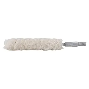 Tipton Rifle Bore Mop 6.5mm, 264 Caliber to 8mm, 323 Caliber 8-32 Threads 3PK Cotton