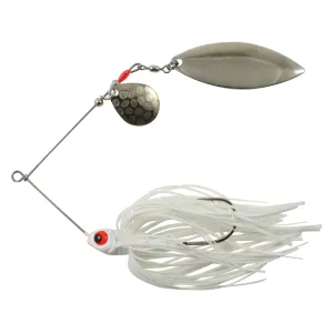 Northland Reed-Runner Classic Tandem Spinnerbait 1/4oz White Shad Nickel