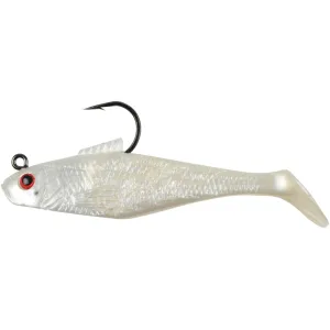 Berkley PowerBait Pre-Rigged Swim Shad 3 Pearl Red Eye