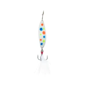 Clam Leech Flutter Spoon Glow Wonderbread 1/16 oz