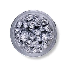 Berkley PowerBait Sparkle Crappie Nibbles Platinum 2.38oz Jar