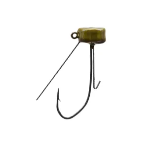 Strike King Tour Grade Weedless Ned Rig 1/16oz Wacky Jighead Green Pumpkin