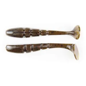 X Zone Lures Pro Series Mini Swammer Swimbait Green Pumpkin Black Flake