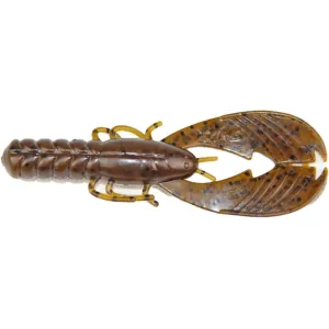 X Zone Lures Pro Series Muscle Back Craw Green Pumpkin Black Flake