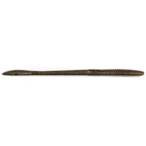 X Zone Lures Pro Series Deception Worm Green Pumpkin Black Flake